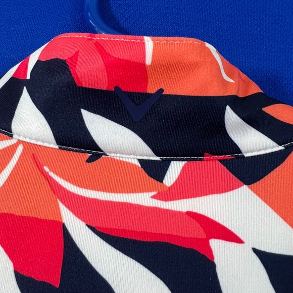 ⛳️NWT🤩 |•CALLAWAY•| Colorful Zip Golf Pullover Size Medium - Picture 9 of 11